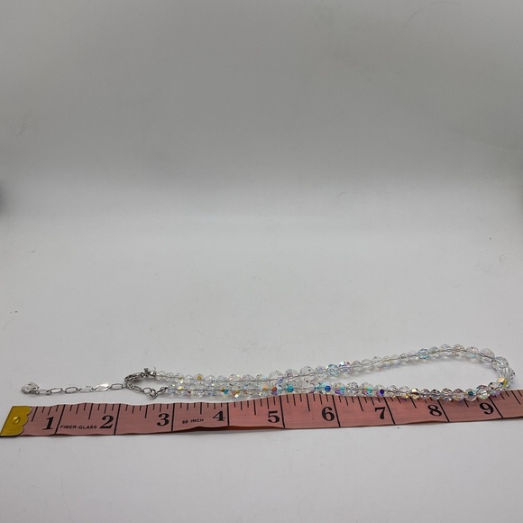 Swarovski Silver Iridescent Crystal Necklace - Picture 5 of 5